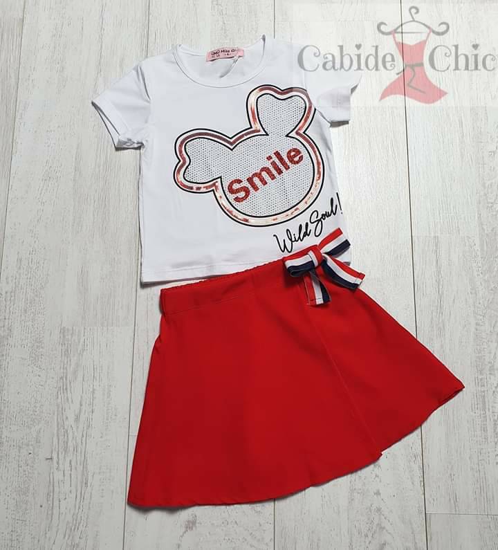 Producto Conjunto Smile vermelho