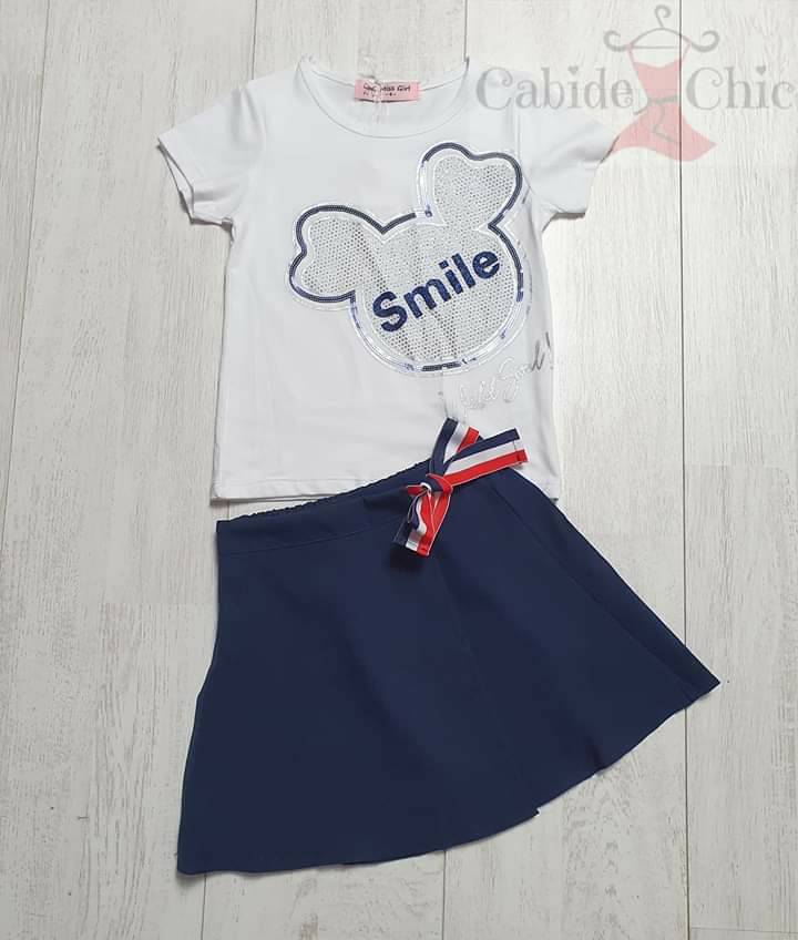 Social Conjunto Smile azul
