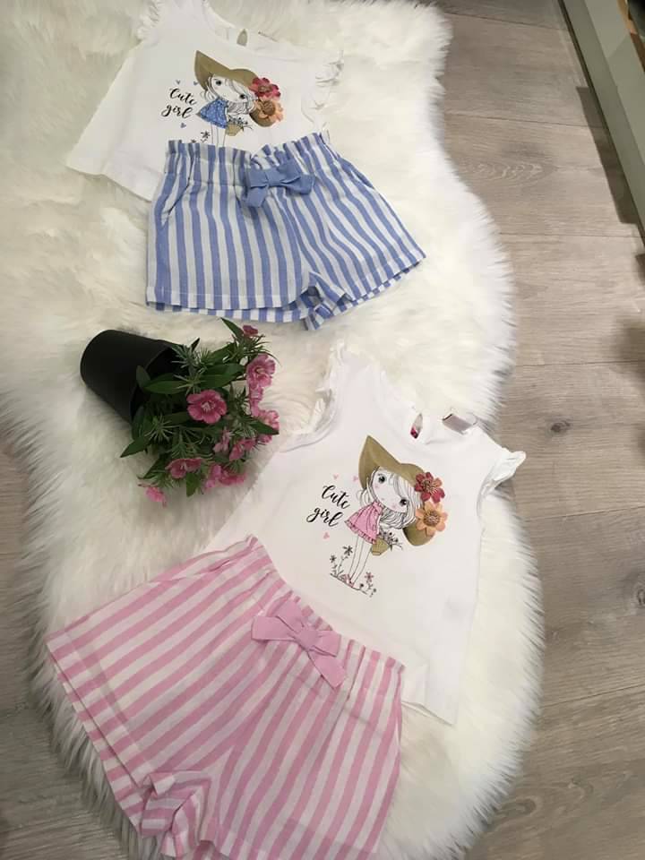 Social Conjunto cute azul