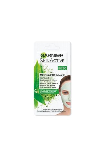Mascarilla Facial Purificante Té Matcha y Arcilla, de Garnier SkinActive