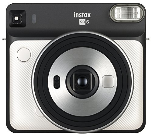 Social Fujifilm Instax SQ6 - Cámara analógica instantánea Formato Cuadrado, Color Blanco