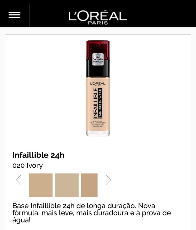 Loreal base Infaillible 24H