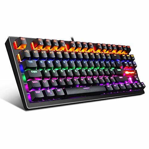 Electrónica Sades K10 LED retroiluminado con Cable USB mecánico de Juegos Teclado del