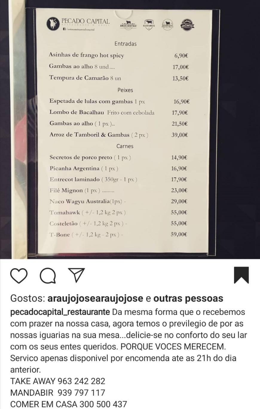 Restaurants Pecado Capital