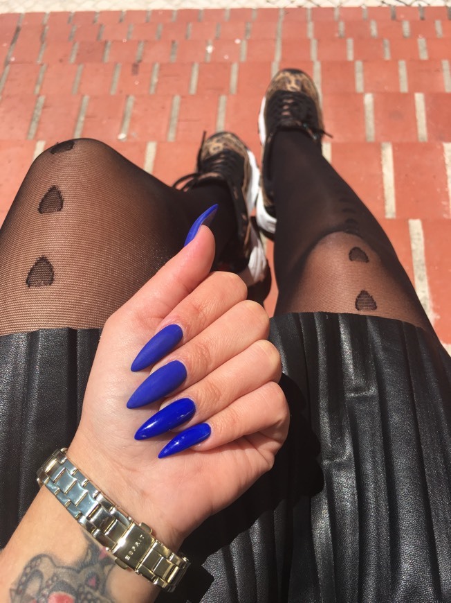 Fashion Blue Nails