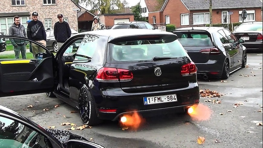 VW Golf 6 GTI | Driving, Acceleration and Sound - YouTube