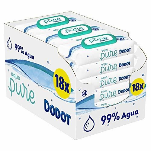 Dodot Aqua Pure Toallitas para Bebé 18 Paquetes