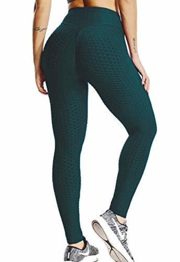 FITTOO Mallas Pantalones Deportivos Leggings Mujer Yoga de Alta Cintura Elásticos y