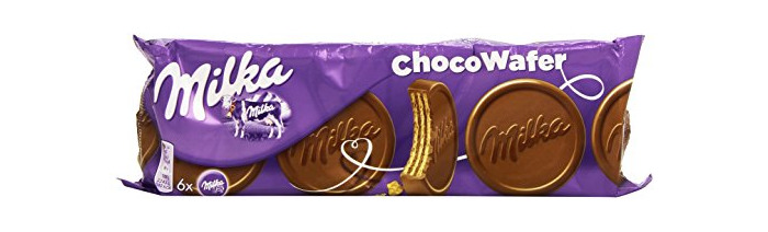 Social Milka Choco Wafer Barquillo con Relleno de Cacao