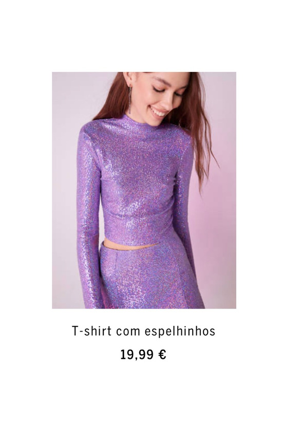 Producto TOP BARBIE BRILHANTE  BERSHKA 🌈