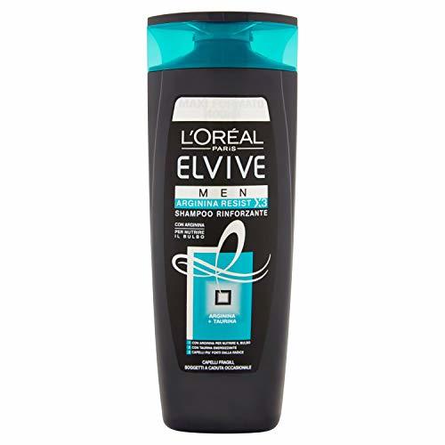 Beauty Elvive men Arginina Resist X3 Shampoo rinforzante 400 ml Pelo fragili y rotos