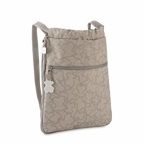 Tous Caine Kaos N, Bolso Mochila para Mujer, Gris