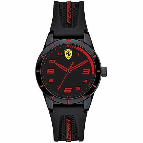 Ferrari Reloj Analógico para Hombre de Cuarzo con Correa en Silicone 840027