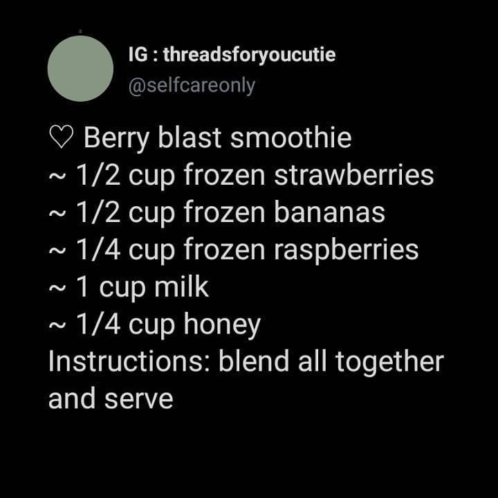 Fashion Berry blast smoothie