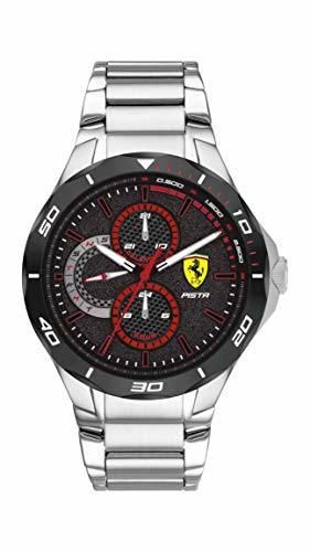 Scuderia Ferrari Reloj para de Cuarzo con Correa en Acero Inoxidable 830726