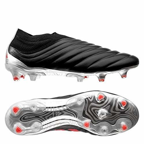 Fashion adidas Copa 19+ FG, Bota de fútbol, Core Black-Hi Red-Silver Metallic, Talla