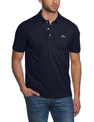 Lacoste L1230, Polo de Manga Corta para Hombre, Azul