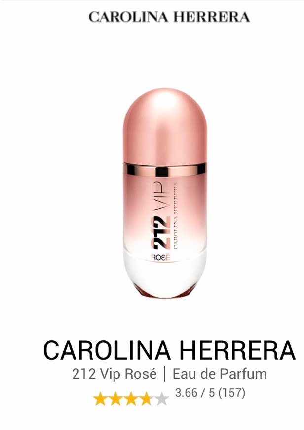 Producto 212 Carolina Herrera 