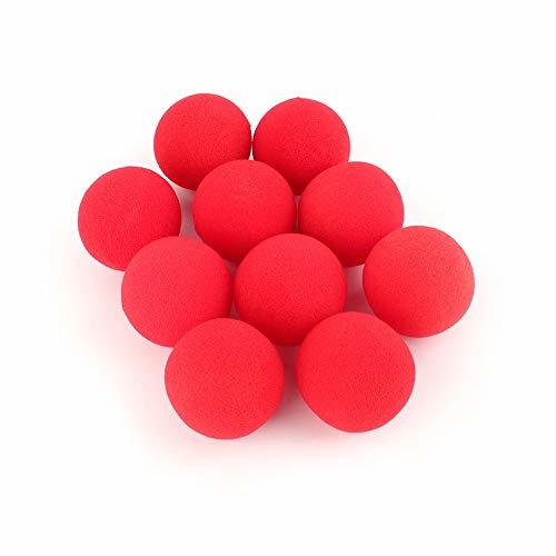 Products Yosoo 10 pcs mágica Bola de la Esponja Red Nose Payasos para