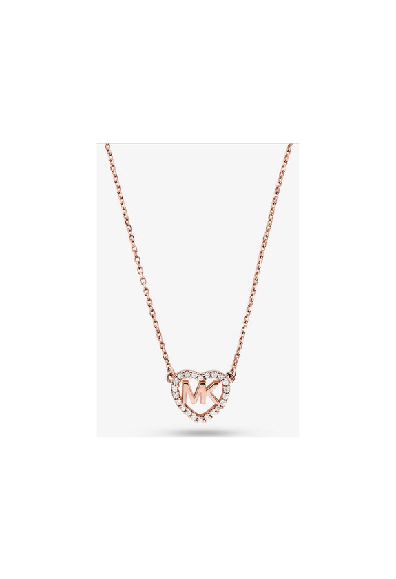 Product Precious Metal-Plated Sterling Silver Logo Heart Necklace