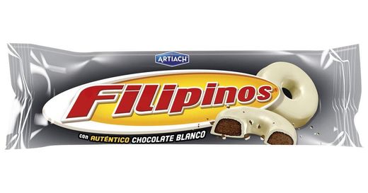Artiach Filipinos Galleta Bañada con Chocolate Blanco - 100 