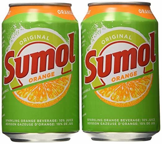 Producto Sumol Orange Laranja Soda Portugal 11.15 oz Cans 6 Pack

