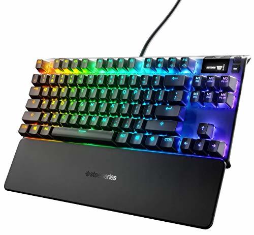 Electronic SteelSeries Apex 7 TKL - Teclado mecánico para Gaming, Compacto, Smart Display