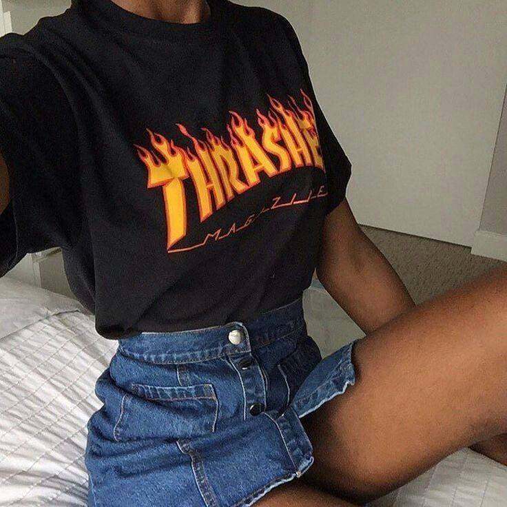 Fashion T-shirt Thrasher