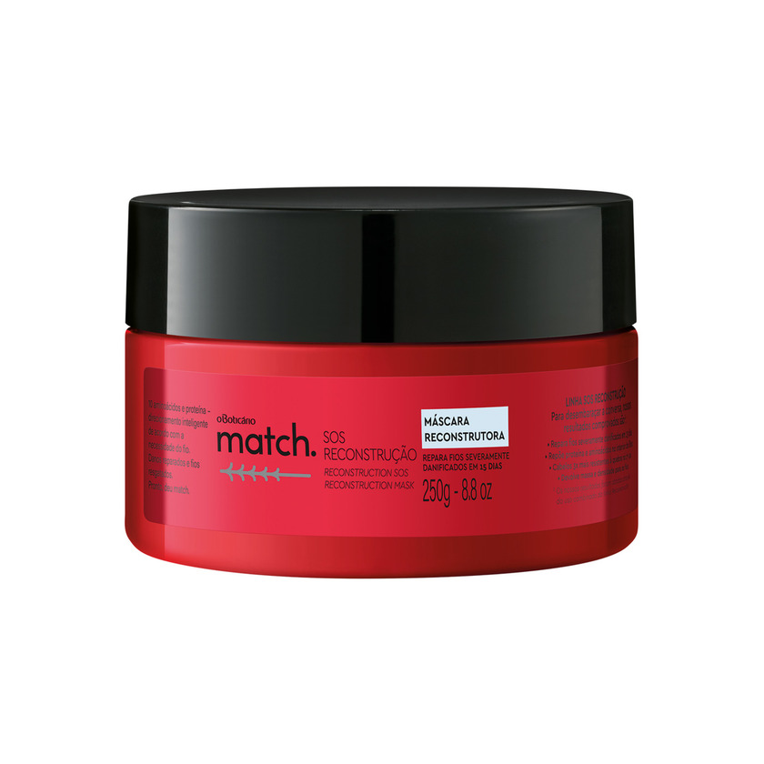 Match SOS Reconstrução Máscara Capilar