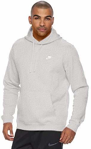 Nike M NSW Hoodie PO FLC Club Sudadera con Capucha, Hombre, Gris