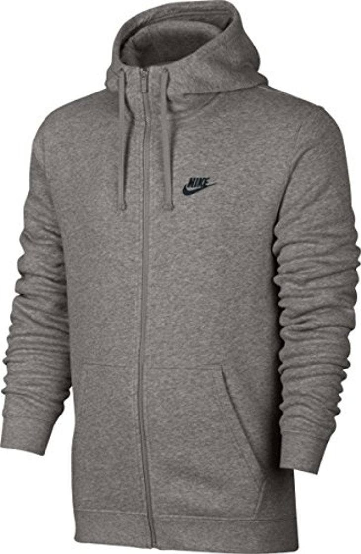 Fashion Nike Hombre Sportswear Sudadera con Capucha - 804389-066, Jaspeado Gris Oscuro