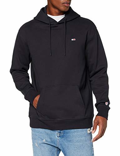 Tommy Hilfiger TJM Classics Hoodie Jersey de Deporte, Negro