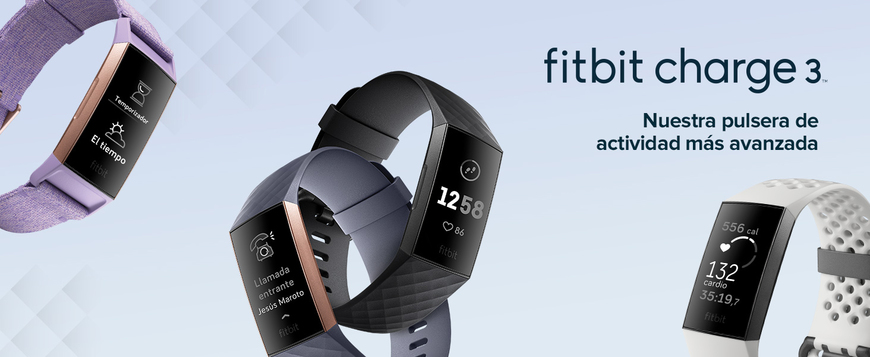 Belleza Fitbit Charge 3 Pulsera Avanzada de Actividad física