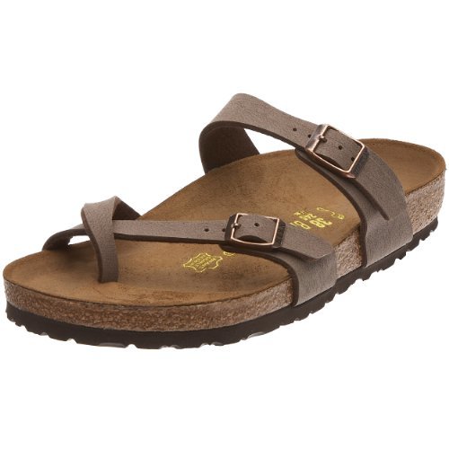 Fashion Birkenstock Mayari Birko-Flor, Sandalias de Dedo Mujer, Marrón