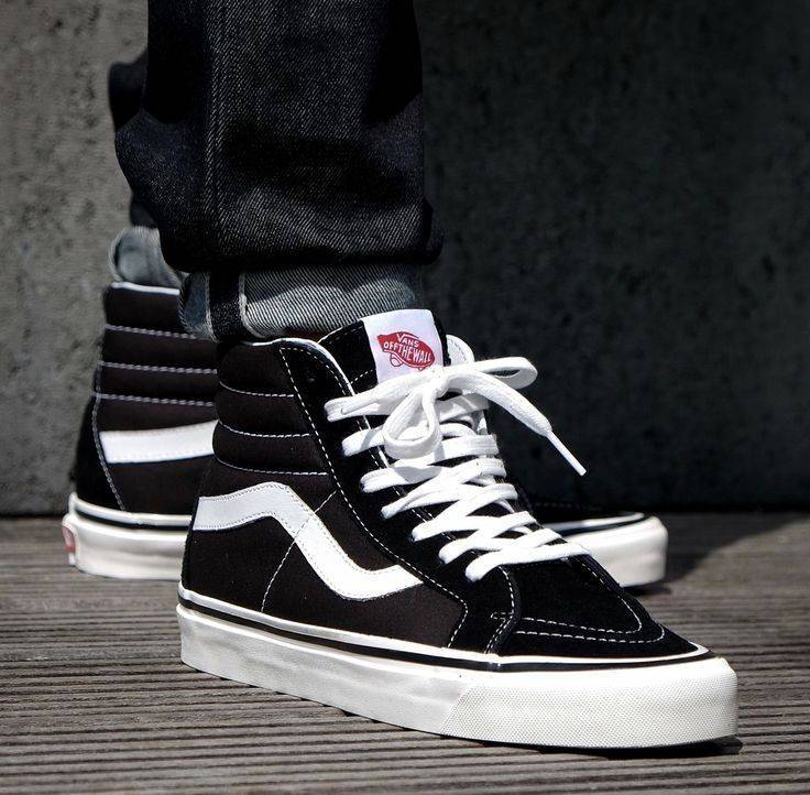 Moda Vans Sk8-mid Reissue, Zapatillas Altas Unisex Adulto, Negro