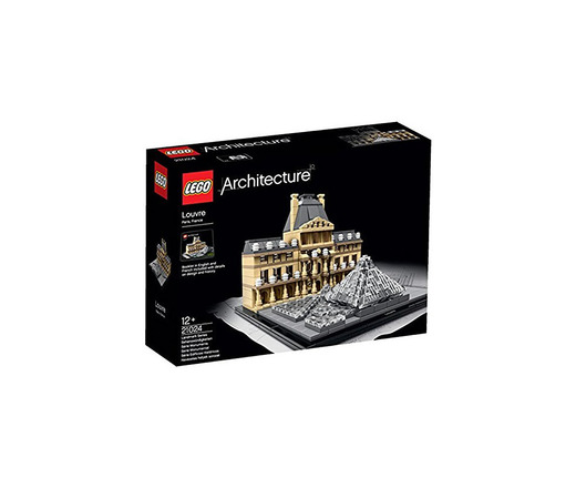 Lego Architecture-21024 Juego de construcción Louvre, Multicolor