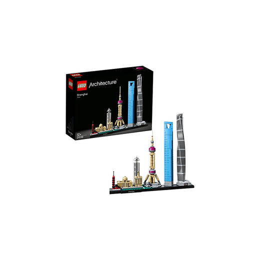 LEGO Architecture - Shanghái, Set de Construcción de Skyline con el World