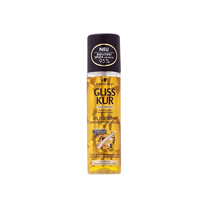 Social Gliss Kur Oil Nutritive Express Repair de descarga, 3 Pack