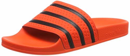 Moda adidas Adilette Zapatos de playa y piscina Hombre, Naranja