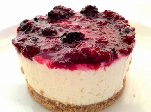 Cheesecake de frutos vermelhos