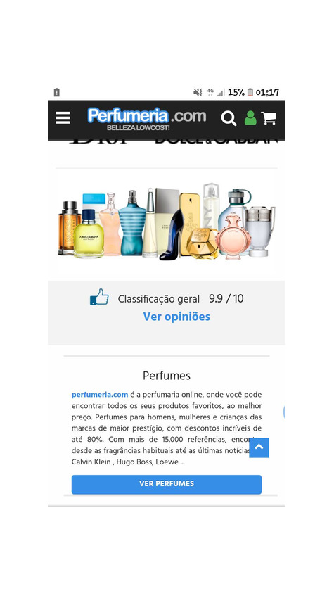 Product Perfumes originais e tem a opcao de comprar so amostras 😍