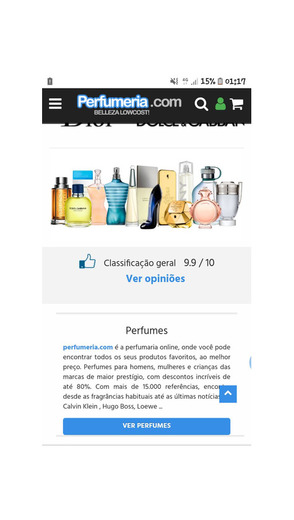 Perfumes originais e tem a opcao de comprar so amostras 😍