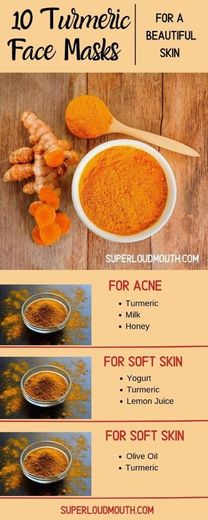 Turmeric face masks 