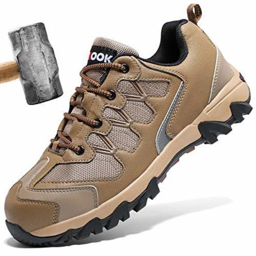Zapatos de Seguridad para Hombre con Puntera de Acero Zapatillas de Seguridad