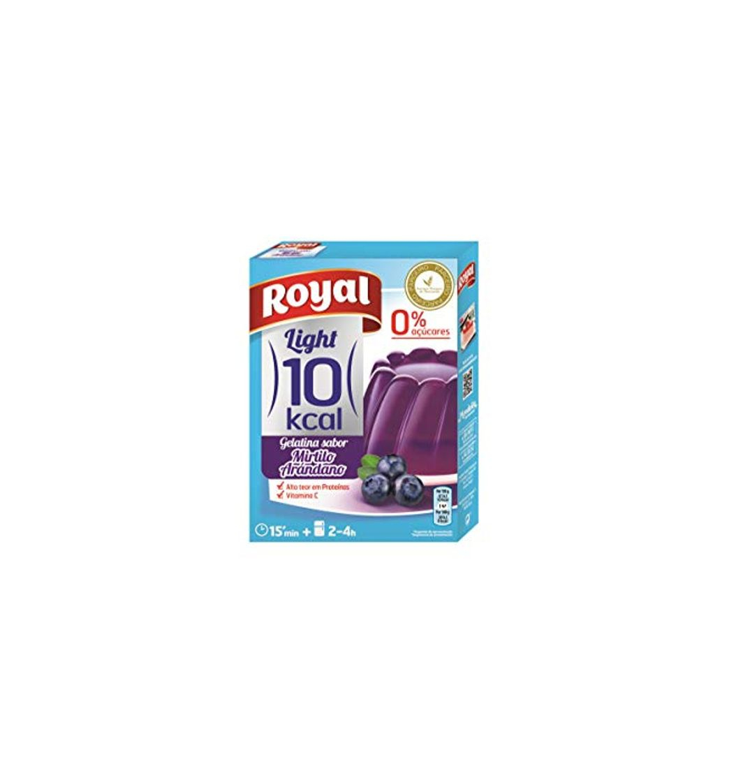 Producto ROYAL gelatina de arándanos light caja 31 gr