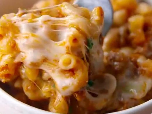 Sloppy joes mac and cheese