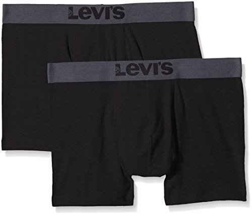 Fitness Levi's 200Sf Boxer Brief 2P, Hombre, Negro