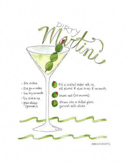 Fashion Dirty Martini