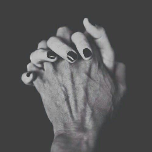 Lovers hands