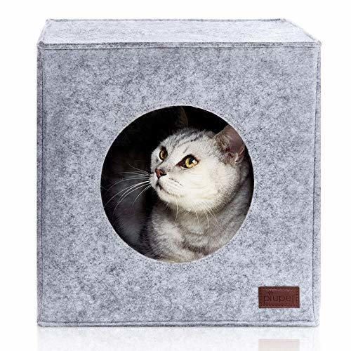 PiuPet® Cama de Gato Incl. cojín, Casa de Gato Adecuada para IKEA®